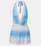 Missoni Zigzag ombré lamé romper