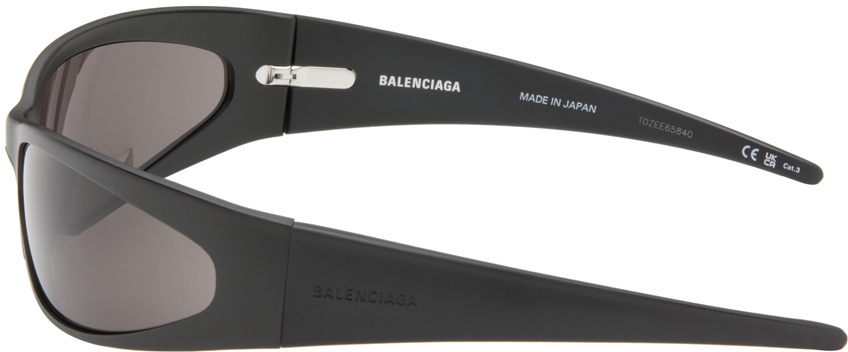 Balenciaga Black Reverse Xpander 2.0 Rectangle Sunglasses Balenciaga