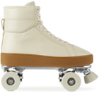Bottega Veneta Off-White Quilt Roller Skates