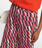 Diane von Furstenberg Holly printed wide-leg pants