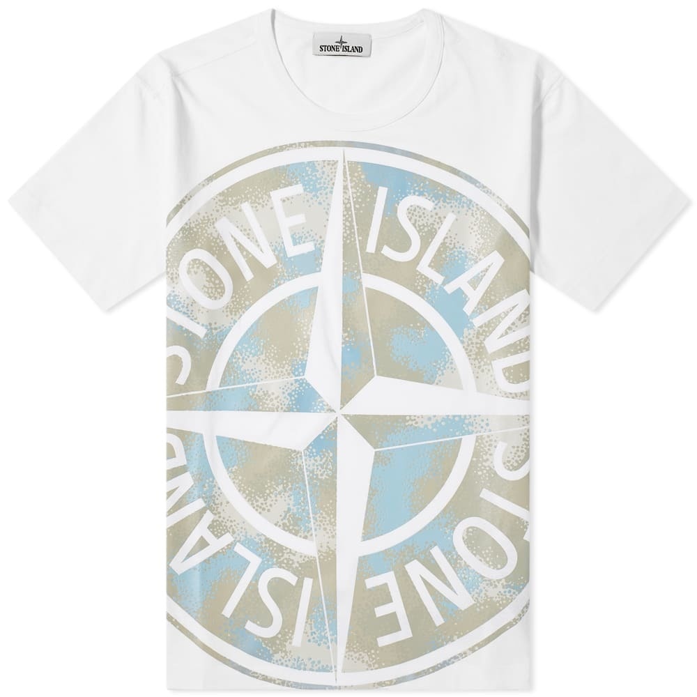 Photo: Stone Island Oversized Print Logo Tee