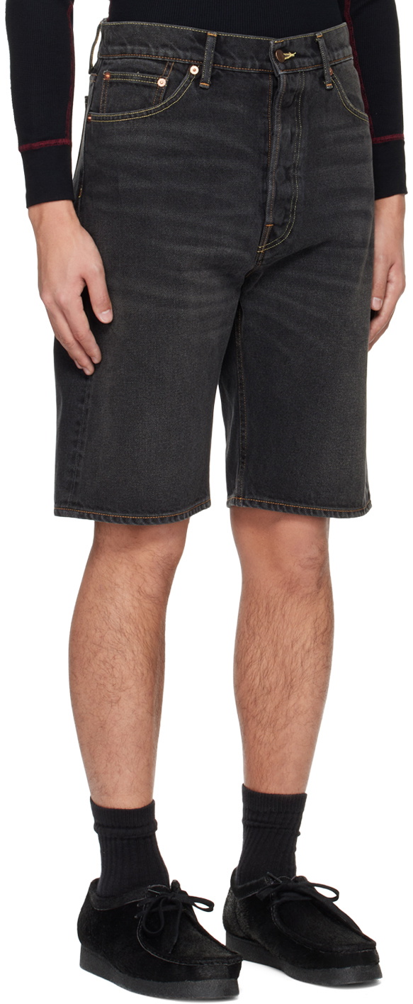 CARSON WACH Black 213 Denim Shorts
