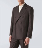 Lardini Prince of Wales checked wool suit