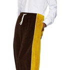 Gucci Brown Chenille Harem Lounge Pants