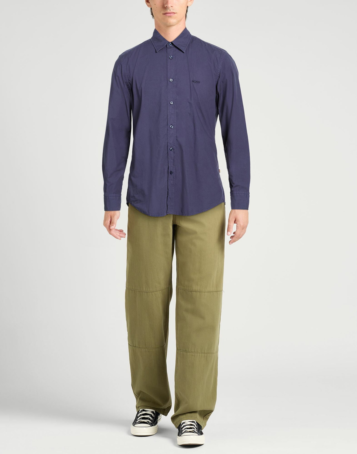 Boss Mens Shirt Midnight in Blue