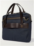 FILSON - Canvas and Leather-Trimmed Cotton-Twill Briefcase