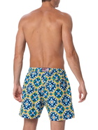 MC2 Saint Barth Man Lightweight Fabric Swim-shorts Lighting 70 With Majolica Print