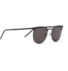SAINT LAURENT - D-Frame Metal Sunglasses - Black