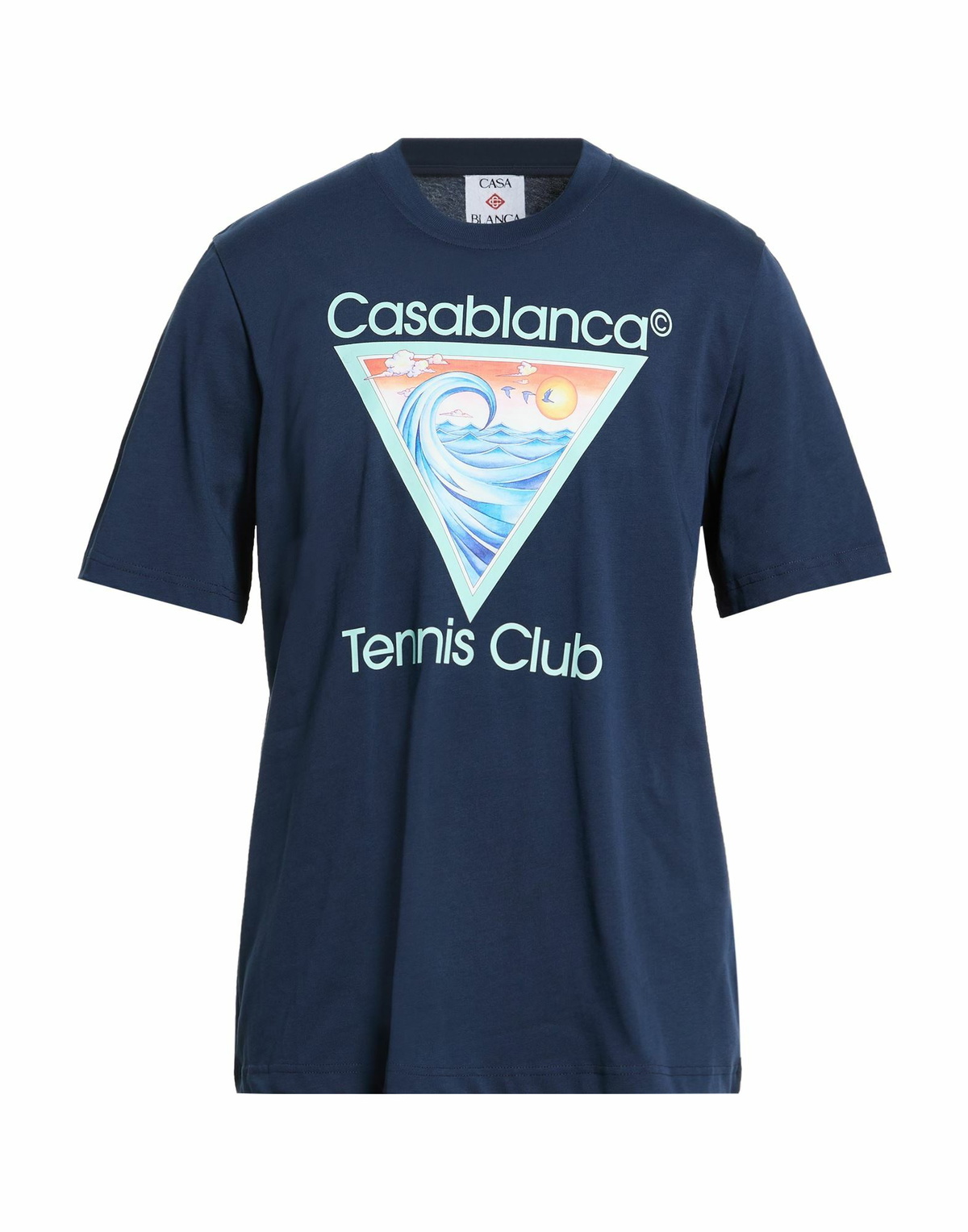 Casablanca Mens T-shirt in Navy