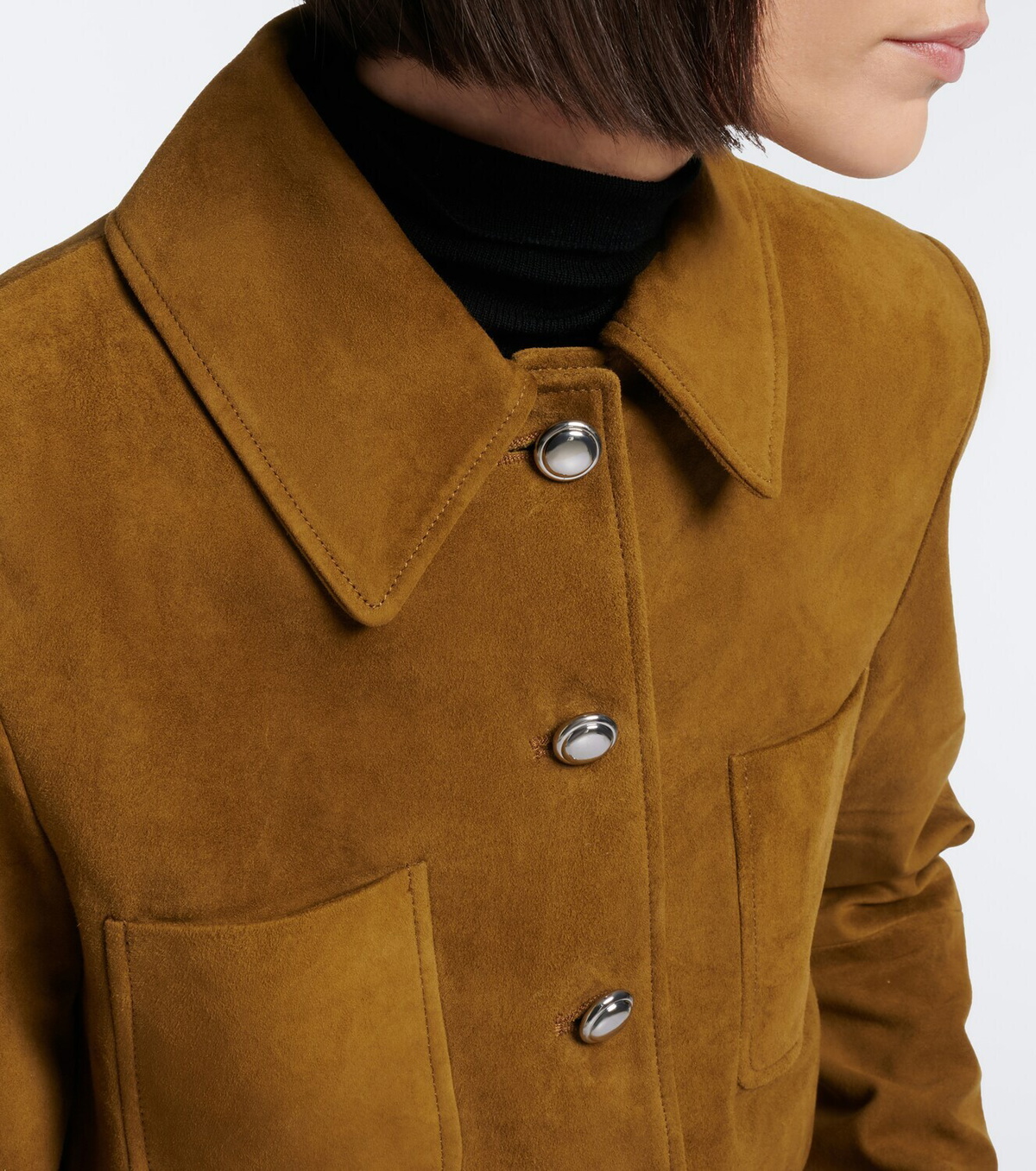 Altuzarra Astley cropped suede jacket