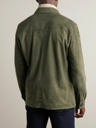 Loro Piana - Suede Overshirt - Green