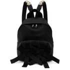 Simone Rocha Black Beaded Utility Bow Backpack
