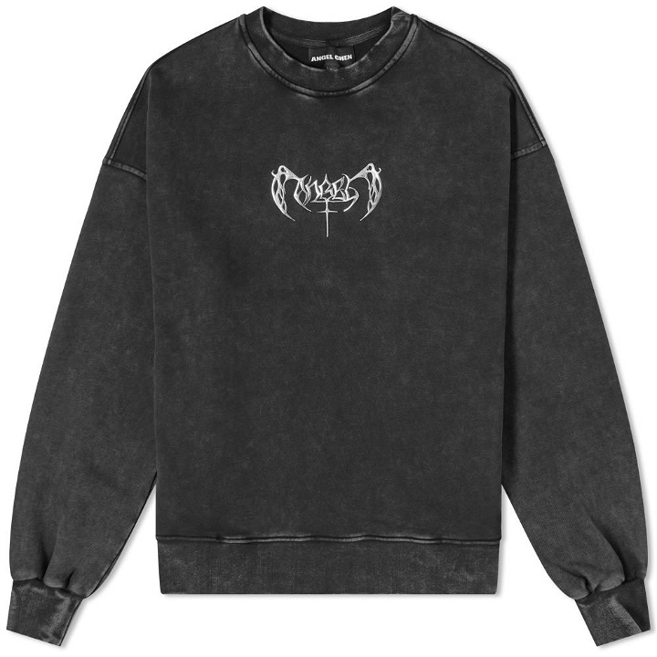 Photo: Angel Chen Washed Embroidery Crew Sweat