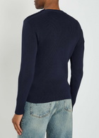 A.P.C. Marin Cotton-knit Jumper Navy
