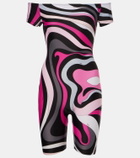 Pucci Marmo off-shoulder romper