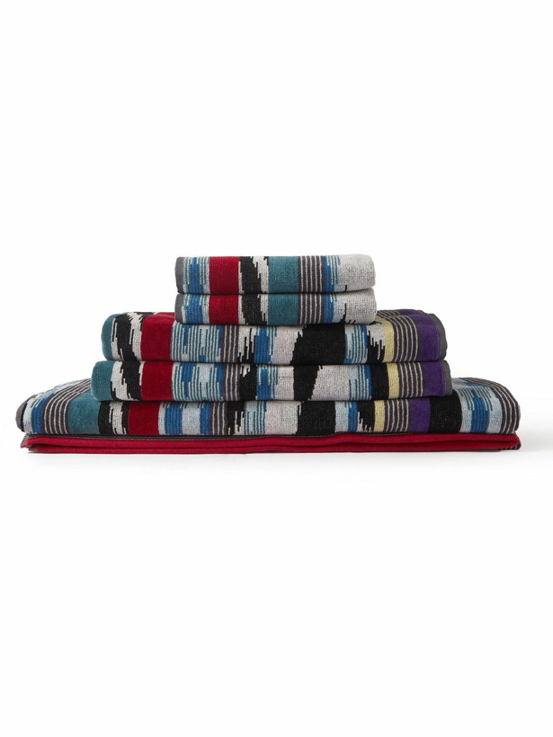 Photo: Missoni Home - Set of Five Cotton-Terry Bath Towels