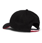 Moncler - Logo-Appliquéd Cotton-Twill Baseball Cap - Black