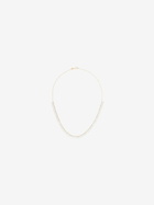 Adina Reyter 14K Yellow Gold Stack Baguette Half Riviera Diamond Necklace