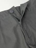 Stone Island - Ghost Straight-Leg Logo-Appliquéd Cotton Cargo Trousers - Gray