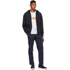 rag and bone Navy and Black Anson Zip Hoodie