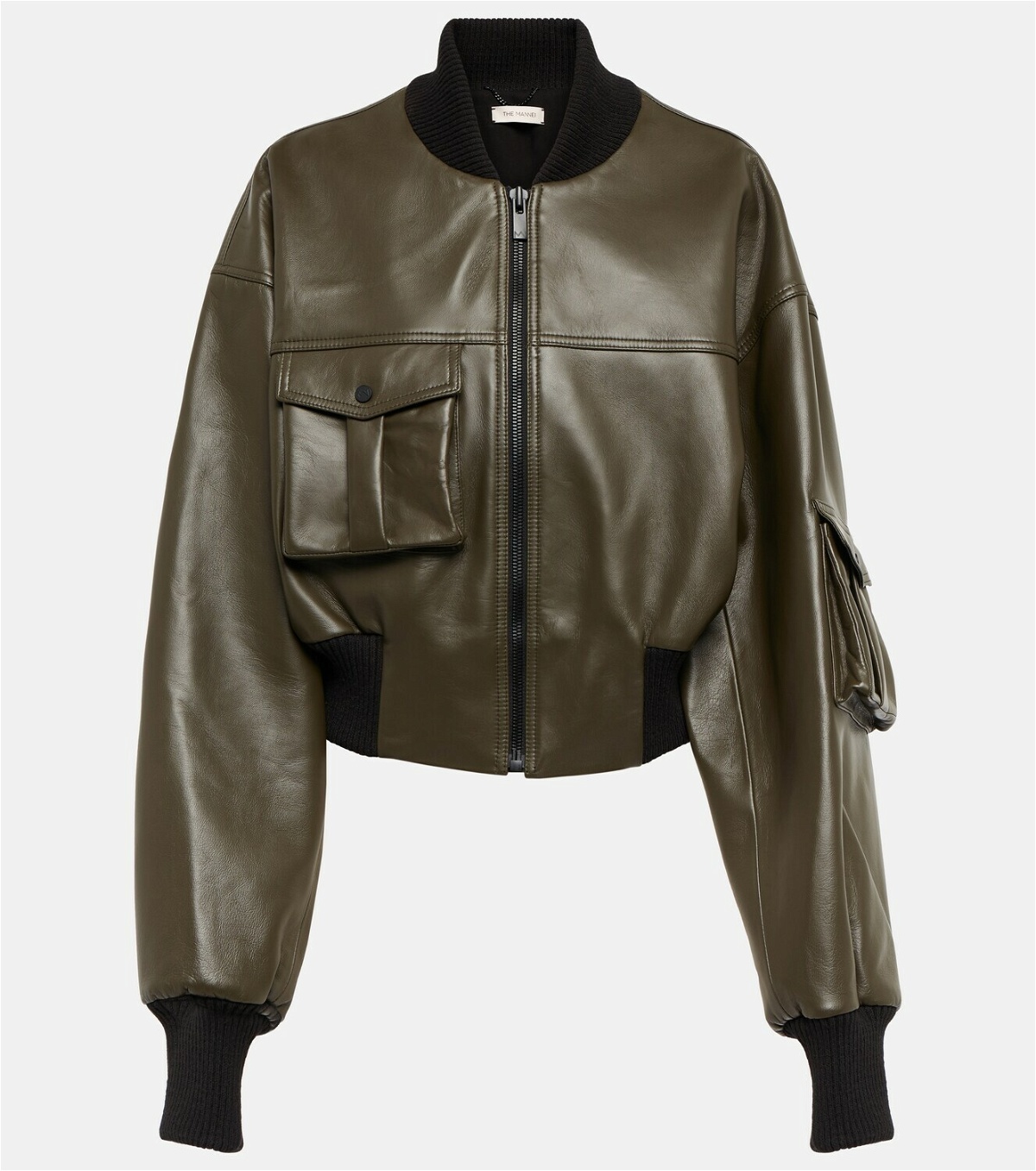 The Mannei Le Mans leather bomber jacket