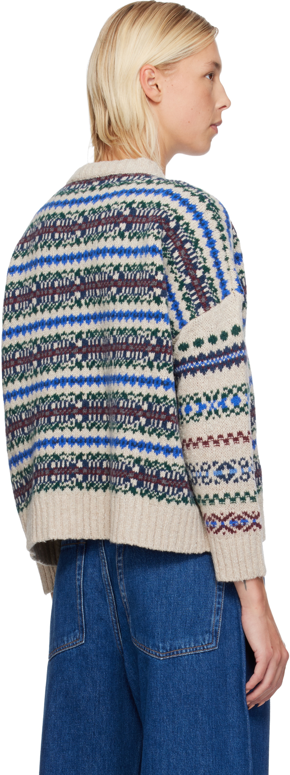 Weekend Max Mara Beige Rivetto Sweater