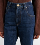 Brunello Cucinelli Cropped straight jeans