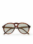 Jacques Marie Mage - Valkyrie Aviator-Style Tortoiseshell Acetate Sunglasses