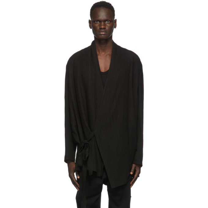 Photo: Julius Black Wrap Cardigan