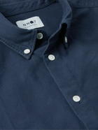 NN07 - Arne Button-Down Collar Cotton Shirt - Blue