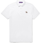 Ralph Lauren Purple Label - Cotton-Piqué Polo Shirt - White