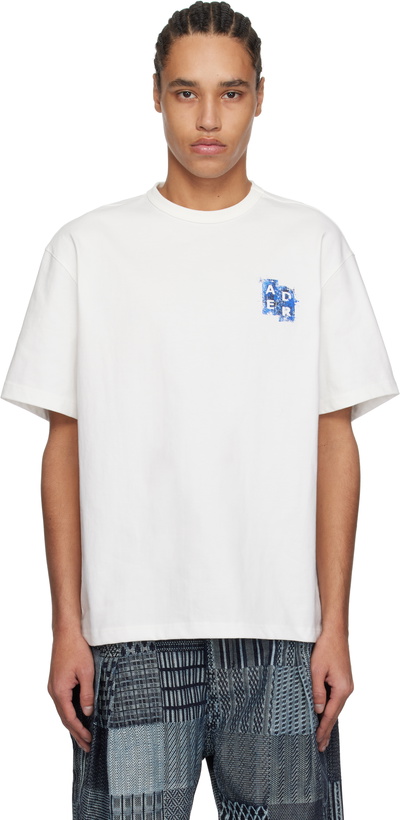 Photo: ADER error White Significant TRS Tag 06 T-shirt