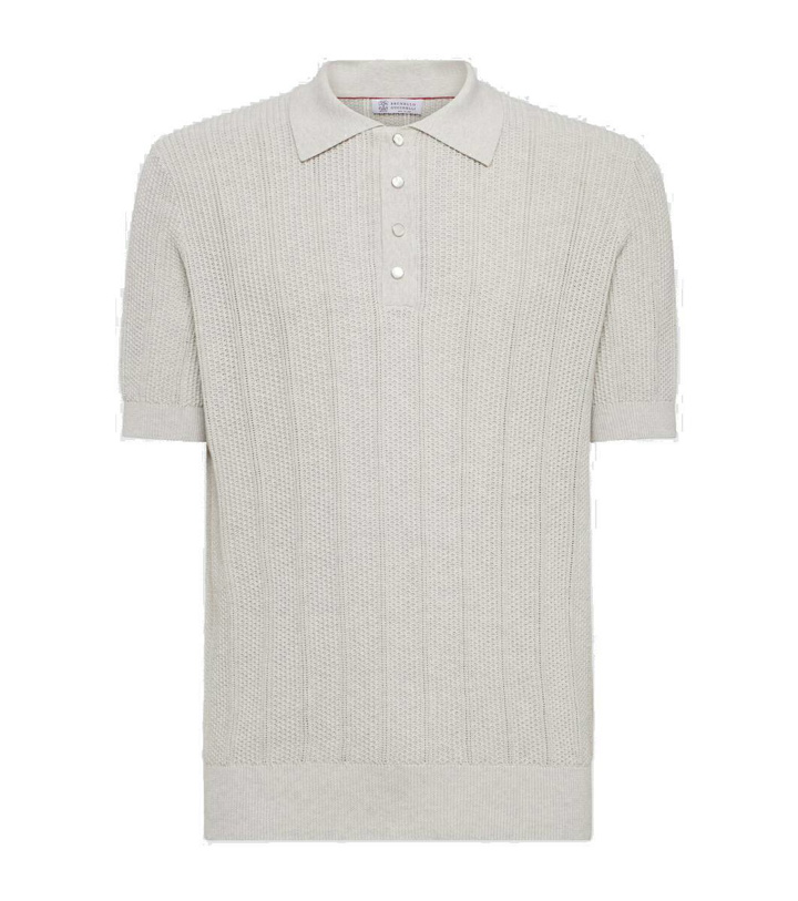 Photo: Brunello Cucinelli Cotton polo shirt