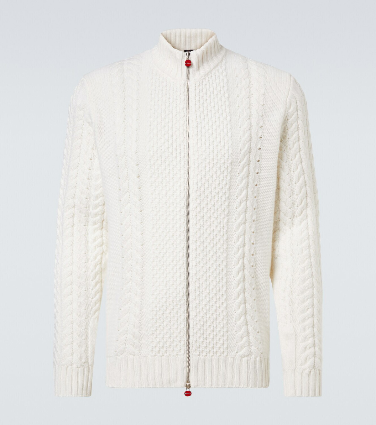 Kiton Cable-knit cashmere cardigan