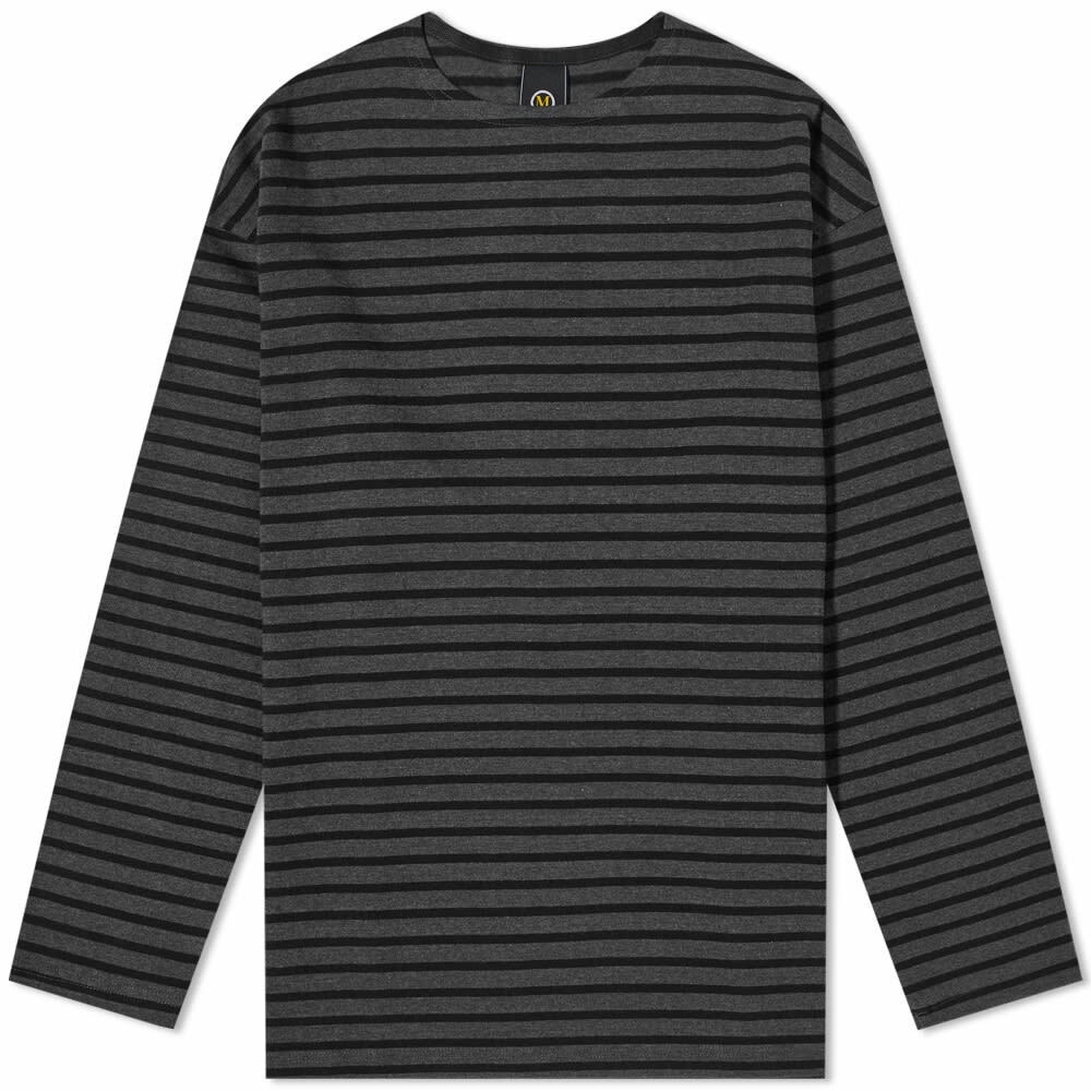 FrizmWORKS Men's Long Sleeve Striped T-Shirt in Black FrizmWORKS