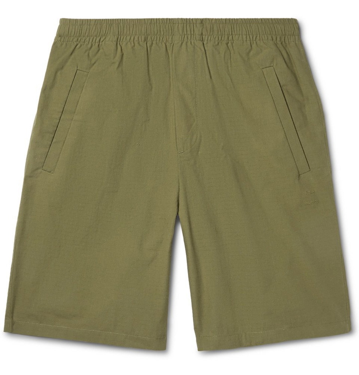 Photo: Acne Studios - Romeo Cotton-Ripstop Shorts - Green