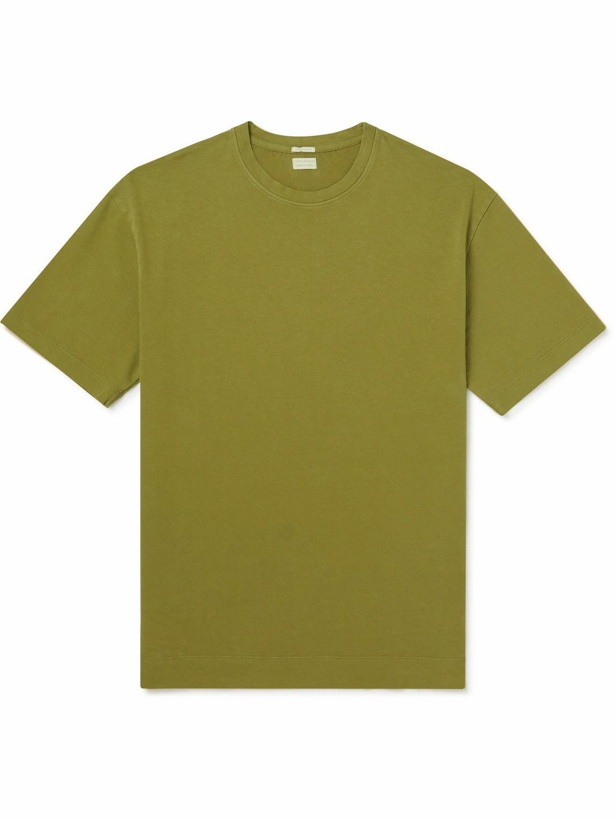 Photo: Massimo Alba - Watercolour Cotton-Jersey T-Shirt - Green