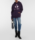 Marant Etoile Mansel logo cotton-blend hoodie