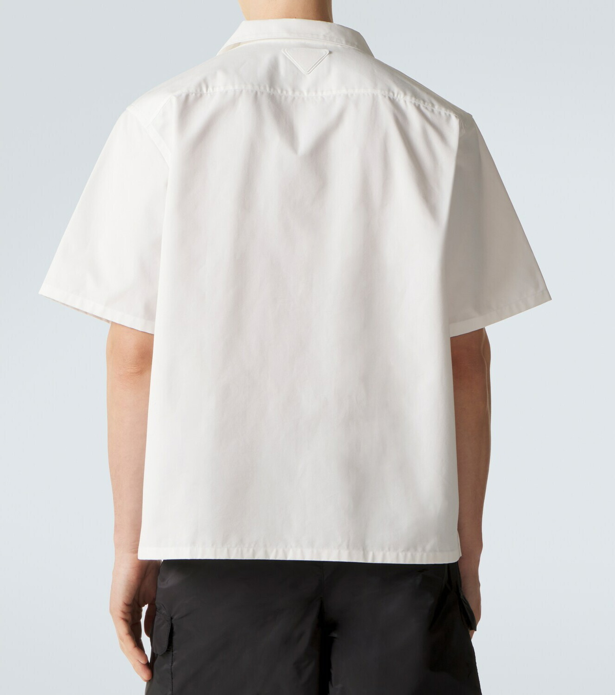 Prada Printed cotton bowling shirt