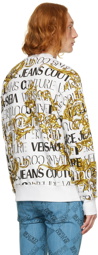 Versace Jeans Couture White Print Sweater