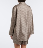 Gucci GG silk twill shirt