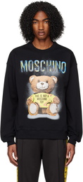 Moschino Black Teddy Bear Sweatshirt