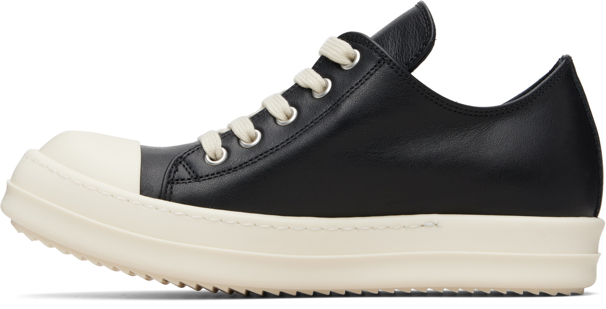 Rick Owens Black Temple Extreme Low Sneakers