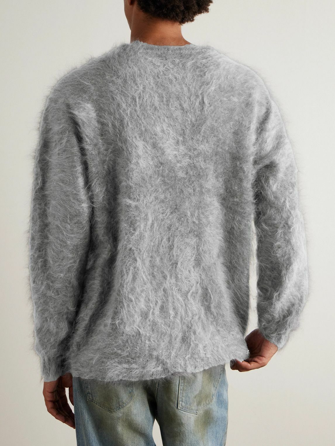 ssstein - Brushed-Cashmere Sweater - Gray