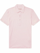 Orlebar Brown - Sebastian Slim-Fit Linen-Jersey Polo Shirt - Pink