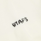 WTAPS Men's Skivvies Sox 3-Pack in White 