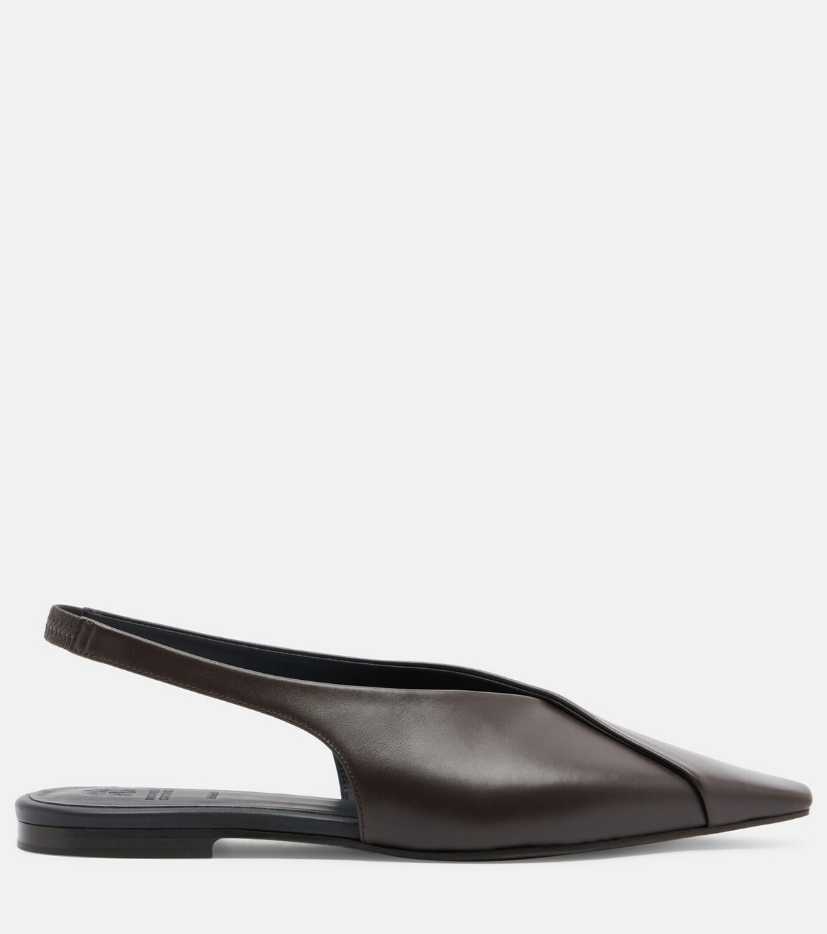 Brunello Cucinelli Leather slingback flats