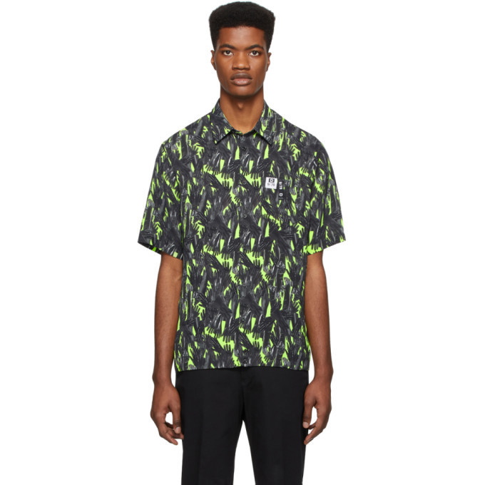 Photo: Diesel Black and Green S-Atwood-Glovy Shirt