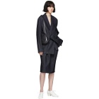 Lemaire SSENSE Exclusive Navy Martial Skirt