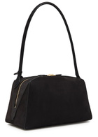 Alaïa Le Bulldog Grained Nubuck Shoulder bag - Black - One Size